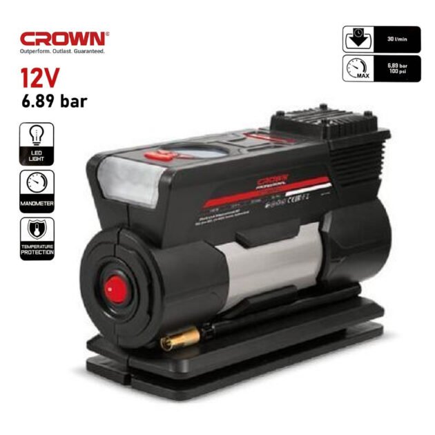 Compresseur De Voiture Crown 120W 12V CT36060